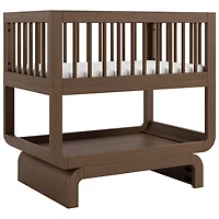 Berceau convertible de luxe 3-en-1 Santorini de Storkcraft - Noisette