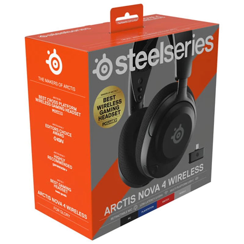 Casque de jeu sans fil Arctis Nova 4X de SteelSeries - Noir