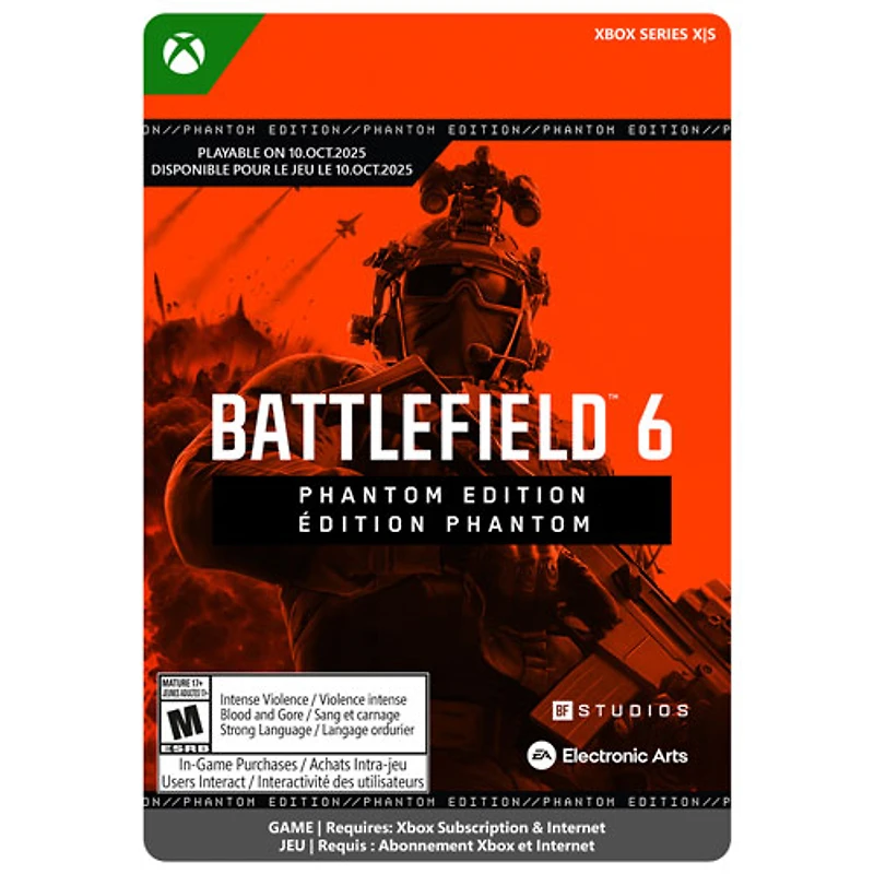 Battlefield 6 Phantom Edition (Xbox Series X|S) - Digital Download