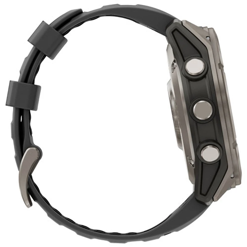 Garmin fēnix 8 Pro 51mm Sapphire AMOLED LTE + GPS Multisport Smartwatch - Titanium/Graphite/Black