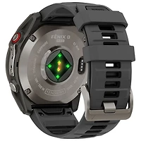 Garmin fēnix 8 Pro 51mm Sapphire AMOLED LTE + GPS Multisport Smartwatch - Titanium/Graphite/Black