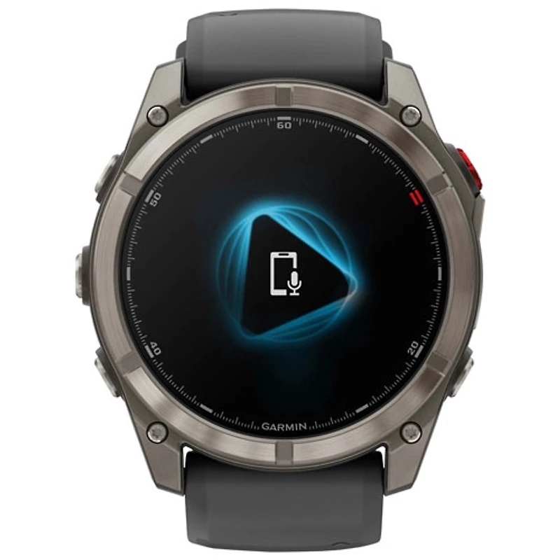 Garmin fēnix 8 Pro 51mm Sapphire AMOLED LTE + GPS Multisport Smartwatch - Titanium/Graphite/Black