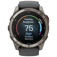 Garmin fēnix 8 Pro 51mm Sapphire AMOLED LTE + GPS Multisport Smartwatch - Titanium/Graphite/Black