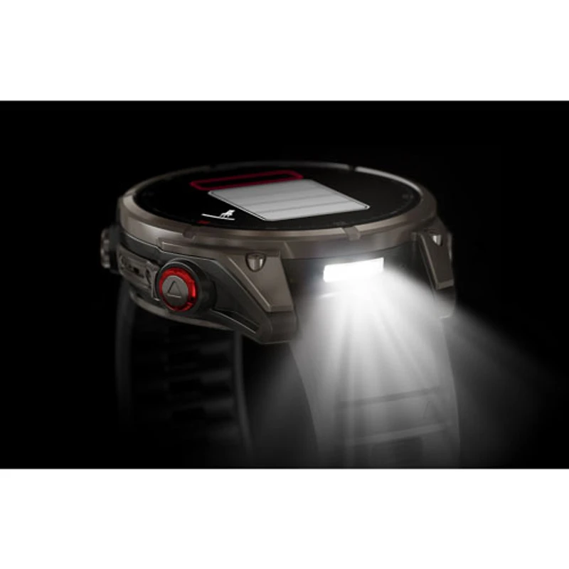Garmin fēnix 8 Pro 47mm Sapphire AMOLED LTE + GPS Multisport Smartwatch - Titanium/Black/Pebble Grey