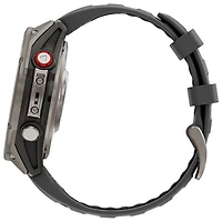 Garmin fēnix 8 Pro 47mm Sapphire AMOLED LTE + GPS Multisport Smartwatch - Titanium/Black/Pebble Grey