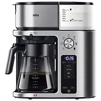 Braun MultiServe Plus Drip Coffee Maker - 10-Cup - Stainless Steel