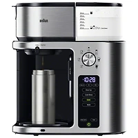 Braun MultiServe Plus Drip Coffee Maker - 10-Cup - Stainless Steel