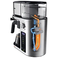 Braun MultiServe Plus Drip Coffee Maker - 10-Cup - Stainless Steel