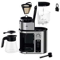 Braun MultiServe Plus Drip Coffee Maker - 10-Cup - Stainless Steel