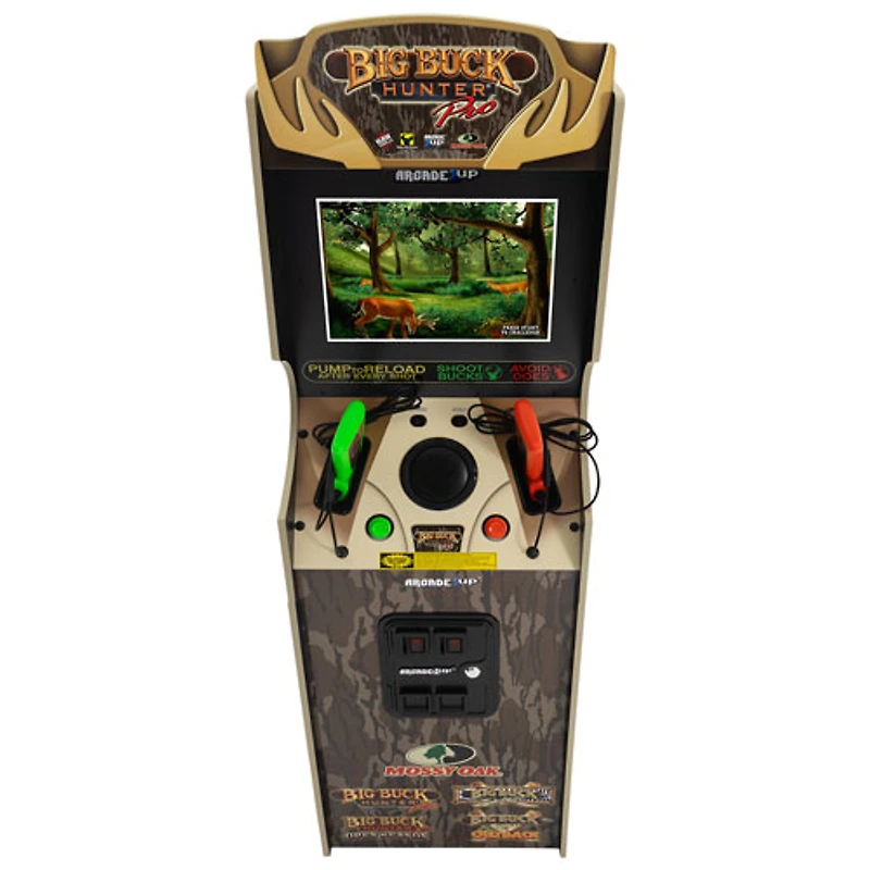 Arcade1Up Big Buck Hunter Mossy Oak Deluxe Arcade Machine