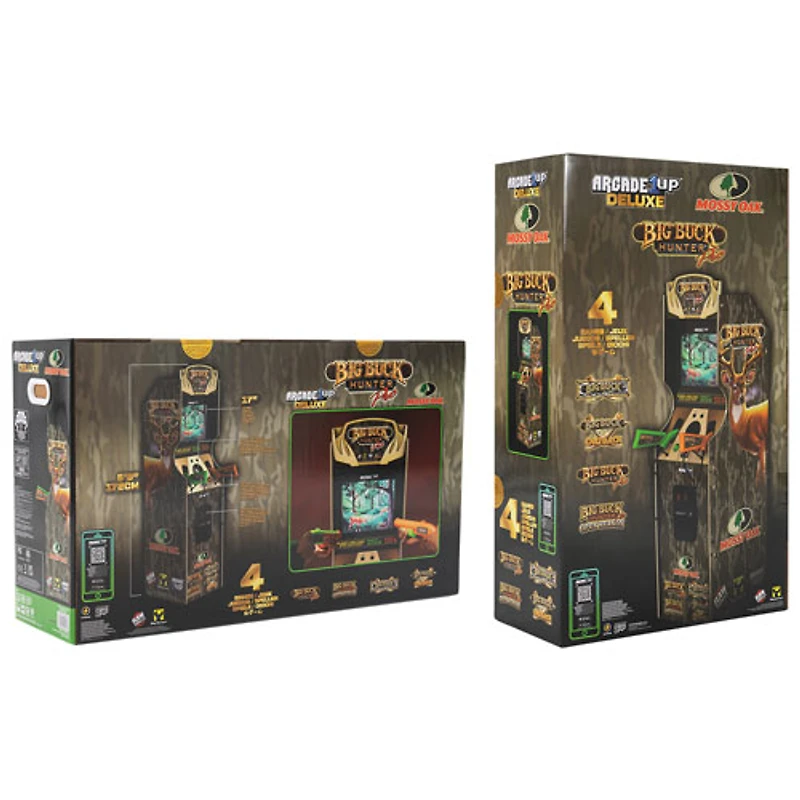 Arcade1Up Big Buck Hunter Mossy Oak Deluxe Arcade Machine