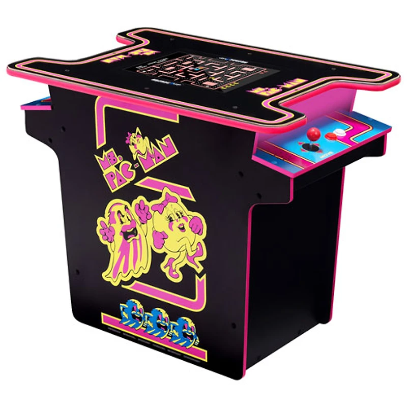 Borne d'arcade tête à tête Ms.PAC-MAN d'Arcade1Up