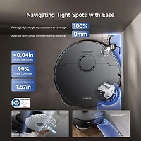 Dreame X40 Ultra Auto-Empty Robot Vacuum & Mop - Black