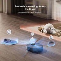 Dreame X40 Ultra Auto-Empty Robot Vacuum & Mop - Black