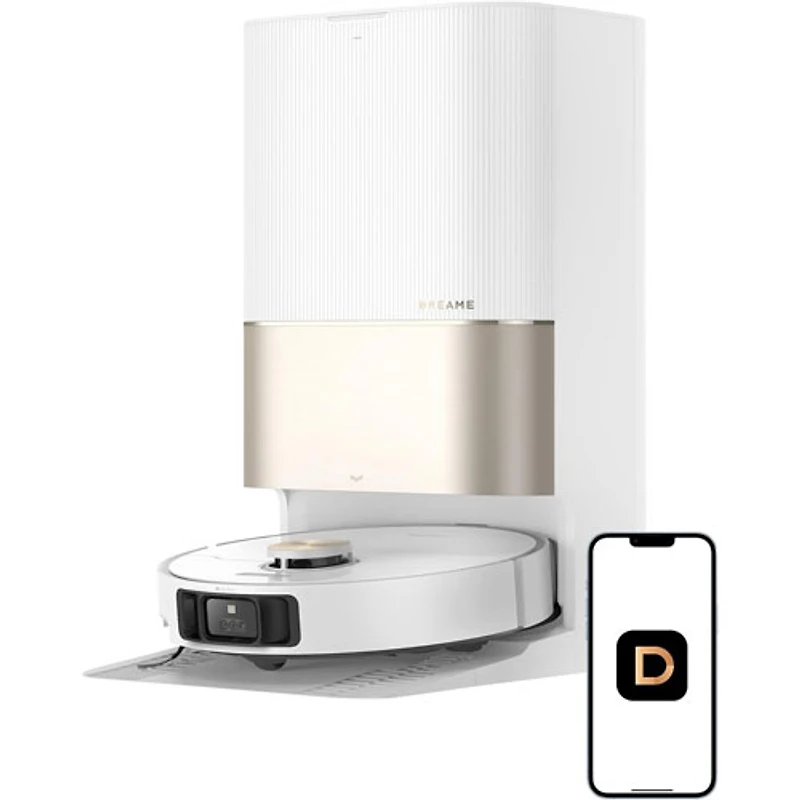 Dreame X40 Ultra Auto-Empty Robot Vacuum & Mop - White