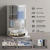 Dreame X40 Ultra Auto-Empty Robot Vacuum & Mop - White