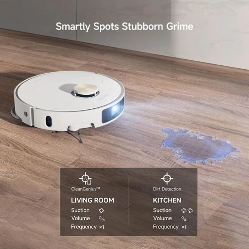 Dreame X40 Ultra Auto-Empty Robot Vacuum & Mop - White