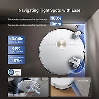 Dreame X40 Ultra Auto-Empty Robot Vacuum & Mop - White