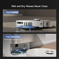 Dreame X40 Ultra Auto-Empty Robot Vacuum & Mop - White