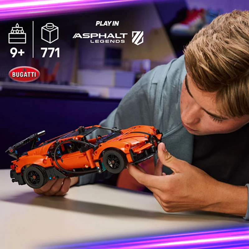 LEGO Technic: Bugatti Chiron Pur Sport Hypercar - 771 Pieces (42222)