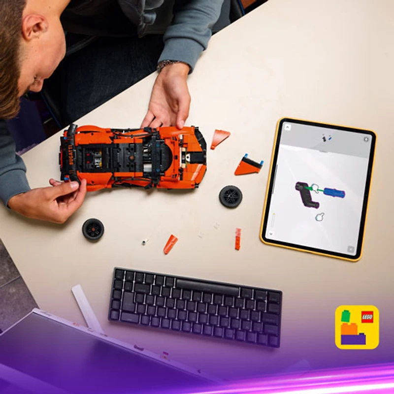 LEGO Technic: Bugatti Chiron Pur Sport Hypercar - 771 Pieces (42222)