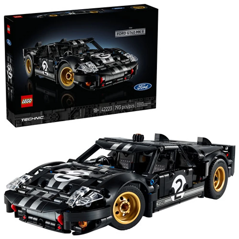LEGO Technic : La voiture de course Ford GT40 MKII 1966 - 793 pièces (42223)