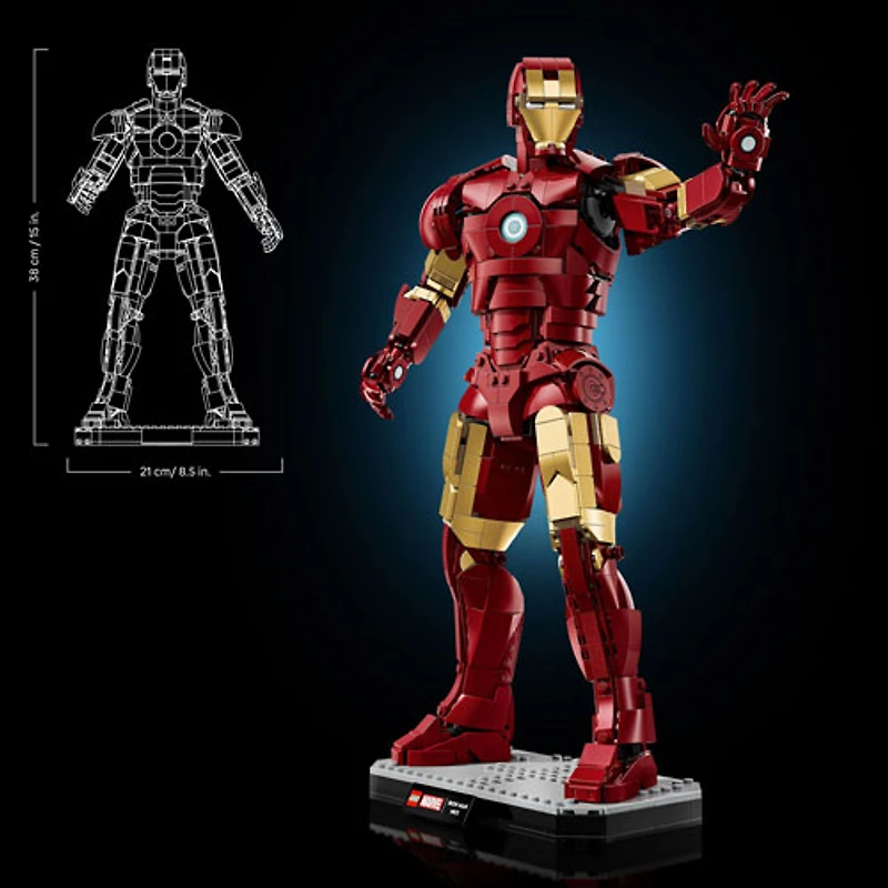 LEGO Marvel : Iron Man Mark 3, édition de collection - 1297 pièces (76344)