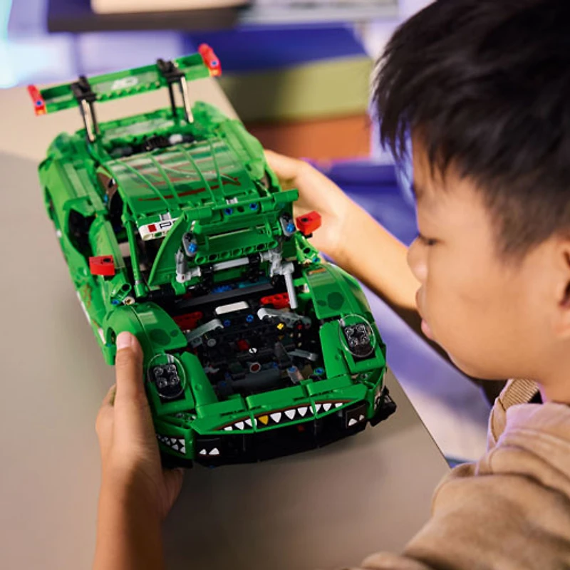 LEGO Technic: Porsche 911 GT3 R REXY AO Racing Car - 1313 Pieces (42224)