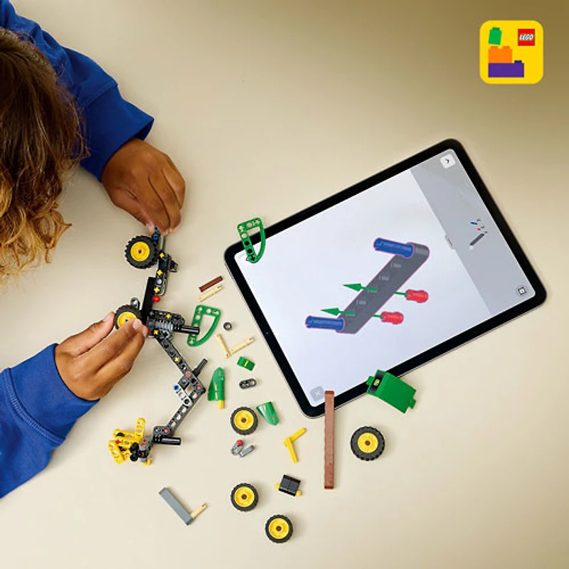 LEGO Technic : L'abatteuse-façonneuse à roues John Deere 1470H, 117 pièces (42218)
