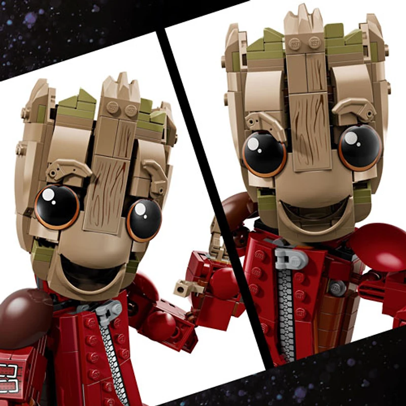 LEGO Super Heroes Marvel : Groot en combinaison de Ravageur, 604 pièces (76341)