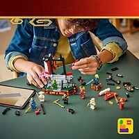 LEGO Ninjago : Le socle d'exposition de personnages ninjas - 15e anniversaire - 447 pièces (71866)