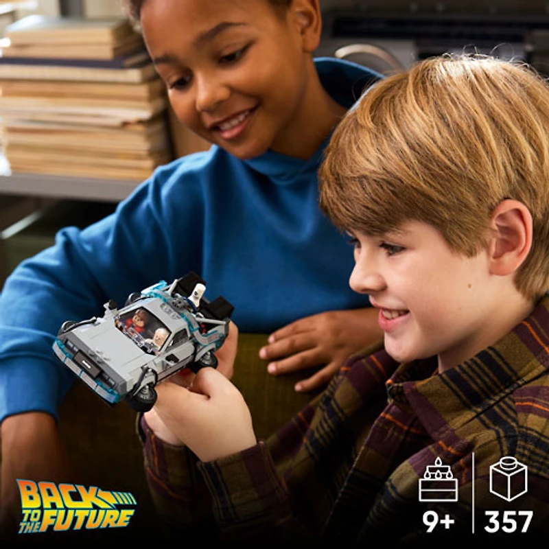 LEGO Speed Champions : La machine à voyager dans le temps de Retour vers le futur - 357 pièces (77256)