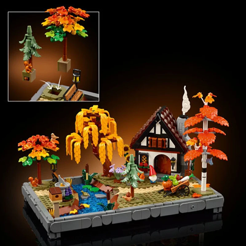 LEGO Icons : Le jardin du chalet d'automne - 1102 pièces (11372)