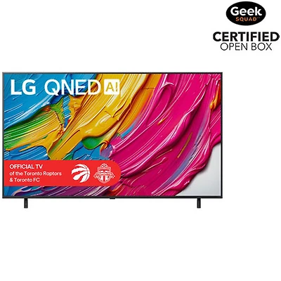 Boîte ouverte - Téléviseur intelligent mini-DEL HDR UHD 4K QNED AI QNED80 série QNED80AUA de 65 po de LG (65QNED80AUA) - 2025