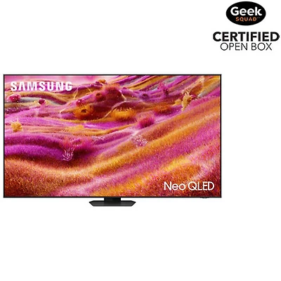 Boîte ouverte - Téléviseur intelligent Tizen HDR Neo QLED UHD 4K de 98 po série QN90F de Samsung (QN98QN90FAFXZC) - 2025
