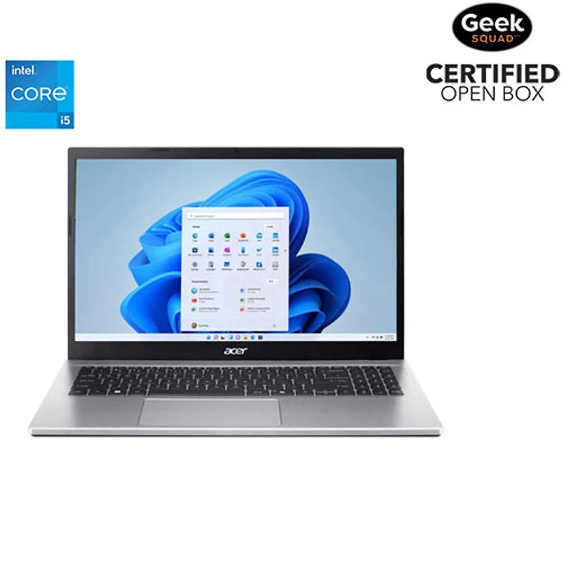 Boîte ouverte - Portable de 15,6 po Aspire Go d'Acer - Fer (Core i5-13420H d'Intel/RAM 16 Go/SSD 1 To/Windows 11)