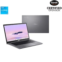 Boîte ouverte - Chromebook Plus à écran tactile de 14 po CX34 d'ASUS avec 12 mois de forfait Google AI Pro (Core i3-1315U d'Intel/UFS 128 Go/RAM 8 Go)