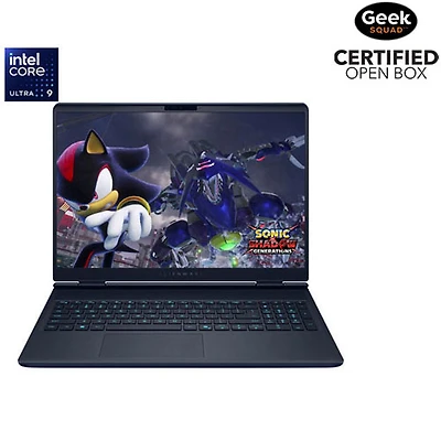 Boîte ouverte - Portable de jeu de 16 po Aurora x16 R2 d'Alienware - Bleu (Core Ultra 9 275HX d'Intel/RAM 32 Go/SSD 1 To/GeForce RTX 5060)