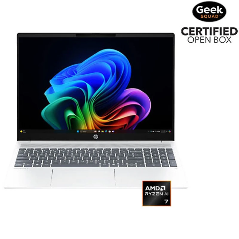 Boîte ouverte - Portable Copilot+ PC DELO de 16 po OmniBook Ultra de HP - Argent glacier (Ryzen Ai 7 350/RAM 32 Go/SSD 1 To)