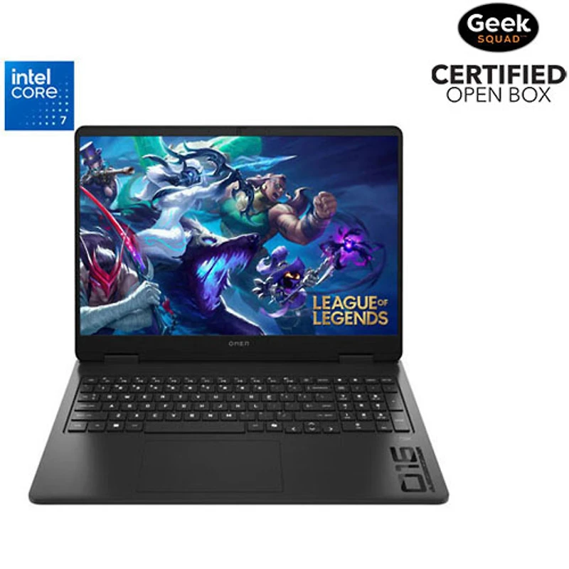 Open Box - HP OMEN 16" Gaming Laptop - Shadow Black (Intel Core 7 240H/16GB RAM/1TB SSD/GeForce RTX 5060/Windows 11 Home)