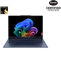 Open Box - Lenovo Yoga Slim 7x 14.5" Touchscreen Copilot+ PC Laptop - Cosmic Blue (Qualcomm Snapdragon X Elite/16GB RAM/1TB SSD)
