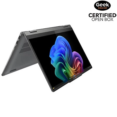 Boîte ouverte - Portable Copilot+ PC 2-en-1 à écran tactile de 14 po IdeaPad 5x de Lenovo - Gris luna (Snapdragon X Plus de Qualcomm/RAM 16 Go/SSD 1 To)