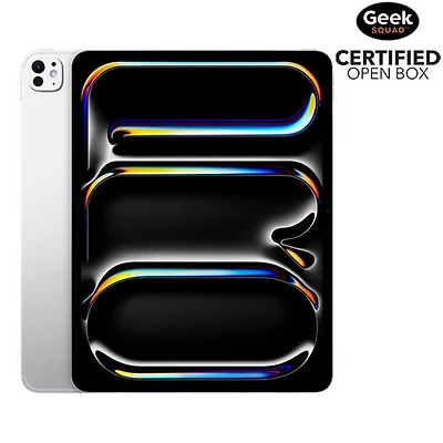 Boîte ouverte - iPad Pro de 13 po 256 Go d'Apple avec Wi-Fi et 5G (7e génération) - Argent