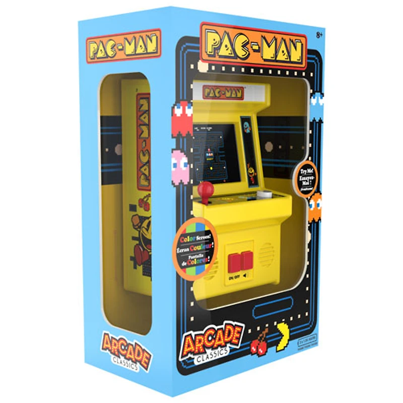 Basic Fun Mini Classics Pac-Man Handheld Arcade Machine