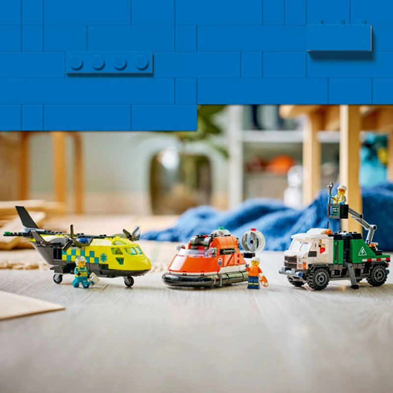 LEGO City Great Vehicles: Airplane, Truck & Hovercraft Remix - 990 Pieces (60505)