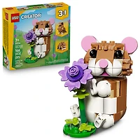 LEGO Creator: 3 in 1 Cute Hamster with a Flower - 166 Pieces (31376)