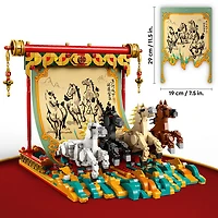 LEGO Festivals chinois : La toile de chevaux au galop - 1650 pièces (80119)