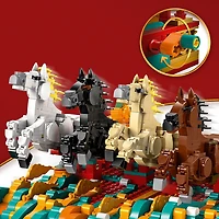 LEGO Festivals chinois : La toile de chevaux au galop - 1650 pièces (80119)