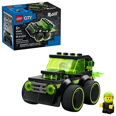 LEGO City Brick Rides: La voiture de course de jeux vidéo - 64 pièces (60484)