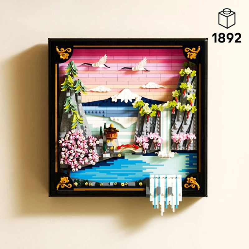 LEGO Art : Le paysage de cerisiers en fleurs japonais - 1892 pièces (31218)